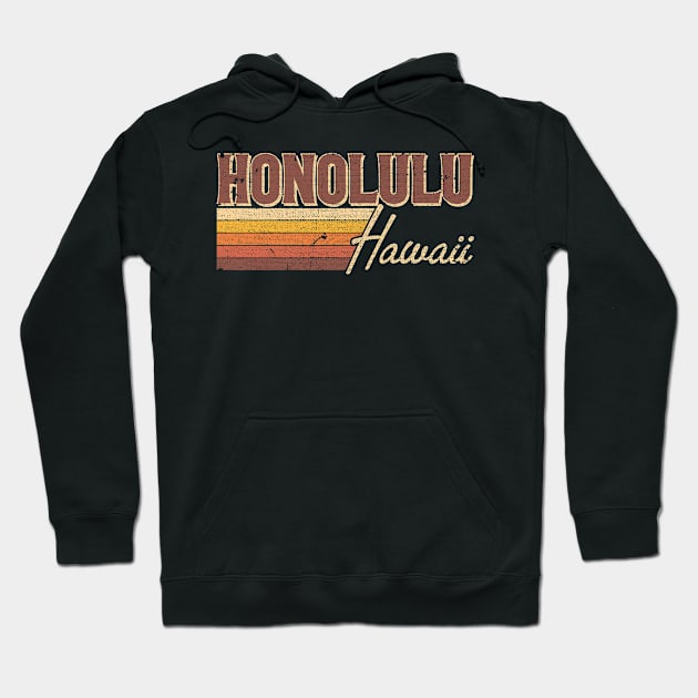 Honolulu Hawaii Hoodie by dk08